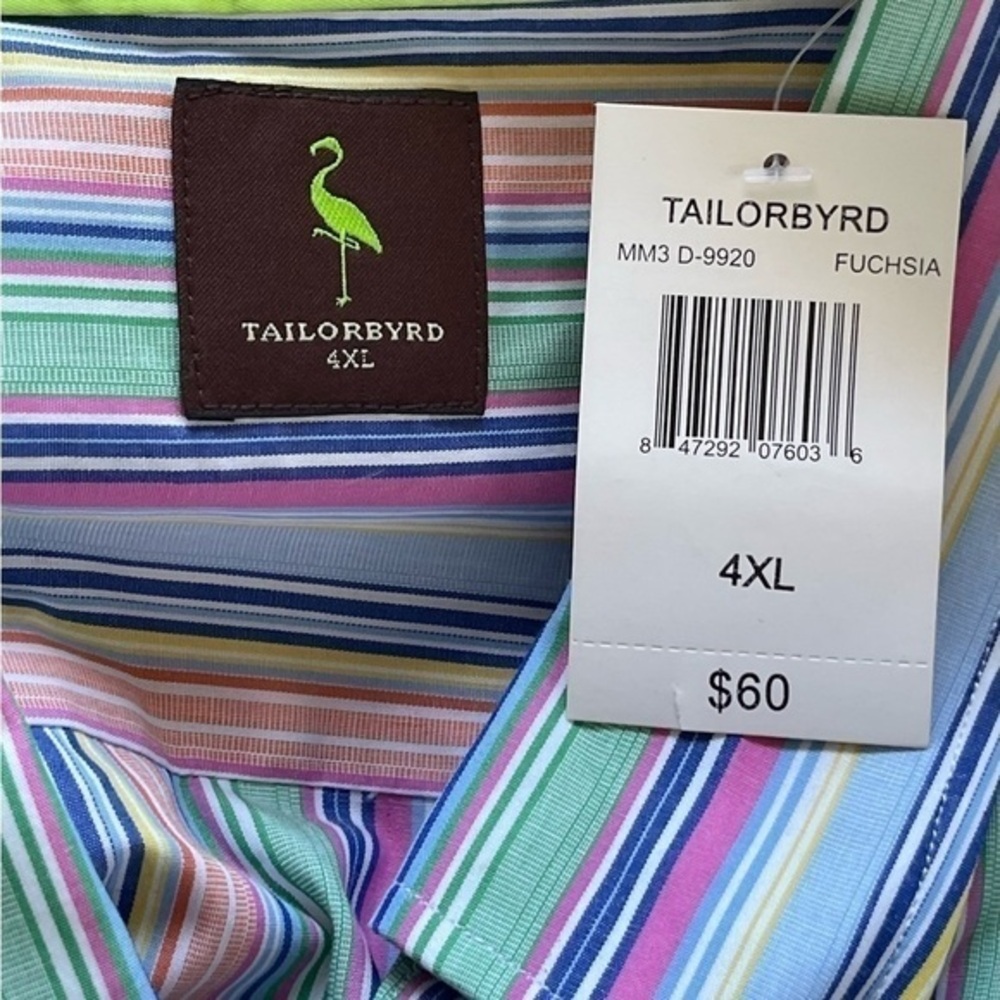 Taylorbyrd Long Sleeve Striped Sport Shirt